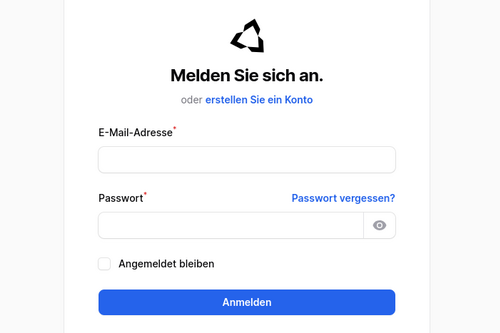 neues Anmeldesystem