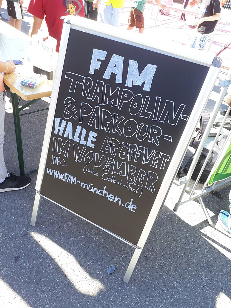 Parkour Halle München Erlebniskraftwerk
