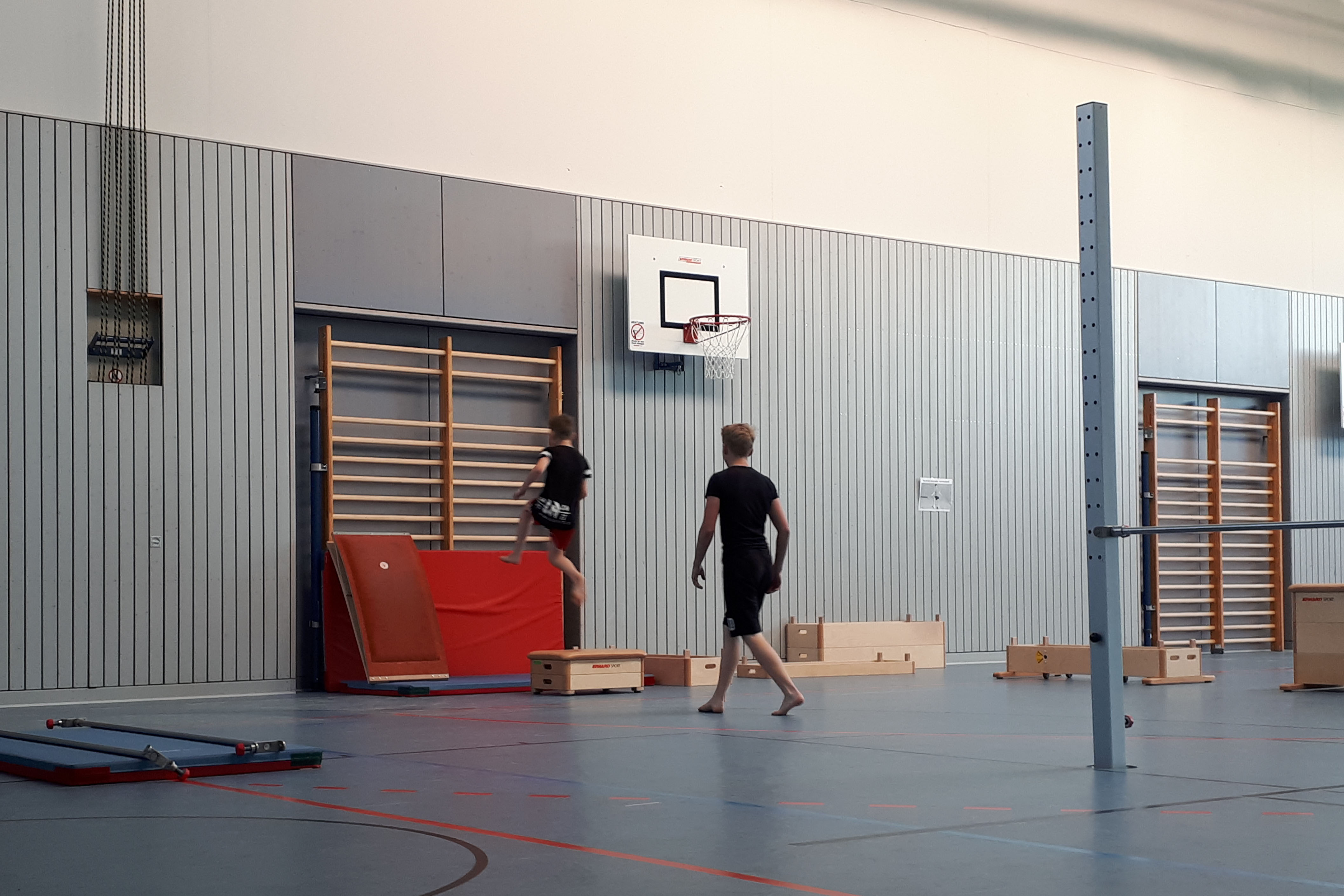 Parkour Training im Ferienkurs